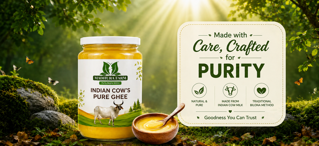 Experience the Goodness of Bilona Cow Ghee