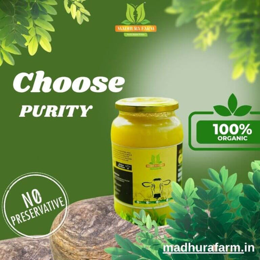 Pure, Healthy, Delicious: Embrace the Magic of Organic Ghee by Madhurafarm