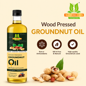 Wood Pressed Groundnut Oil