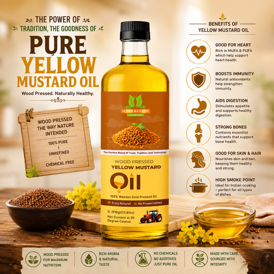 Cold-Pressed Yellow Mustard Oil