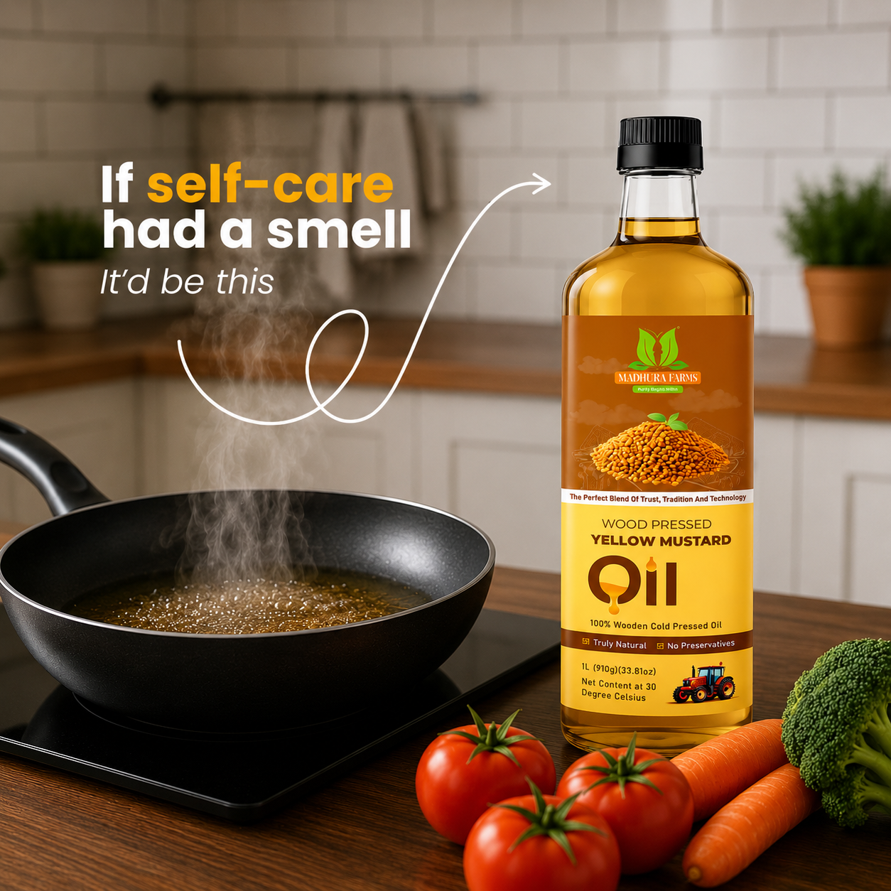 Cold-Pressed Yellow Mustard Oil