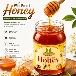 Buy 1L A2 Bilona Ghee & 500g Wild Forest Honey