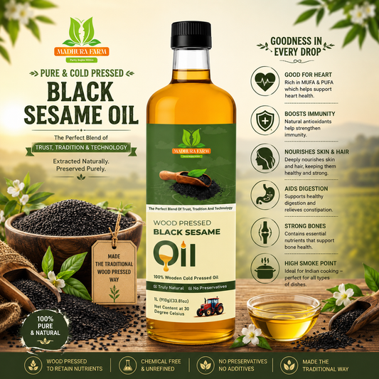 Pure & Cold Pressed Sesame Oil