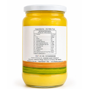 Pure A2 Cow Ghee – 100% Natural
