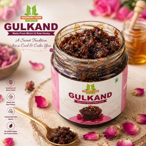 Madhura Farm Premium Gulkand – Made with Mishri & Raw Honey 450g