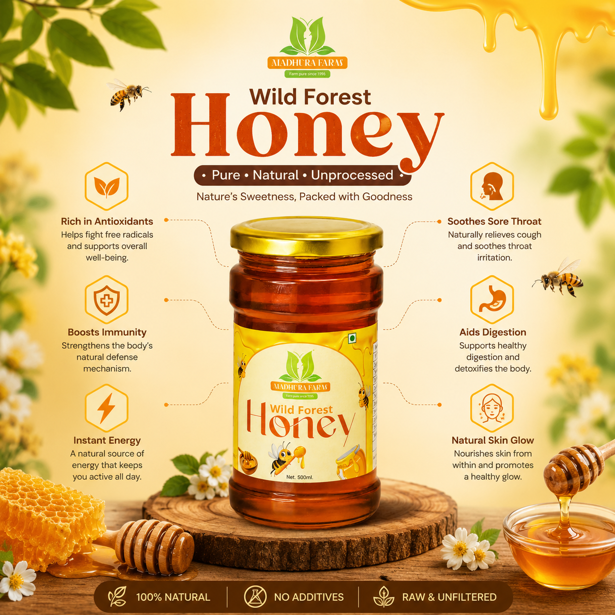 Raw Wild Forest Honey